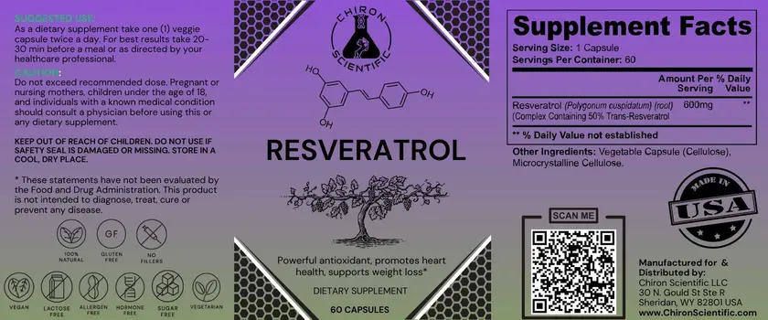 Resveratrol 50% 600mg