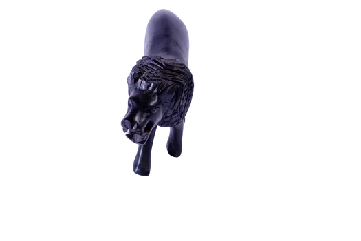 Wooden Lion - Black