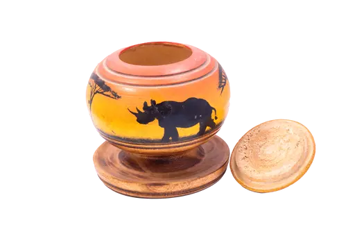 Wooden Sugar Bowl