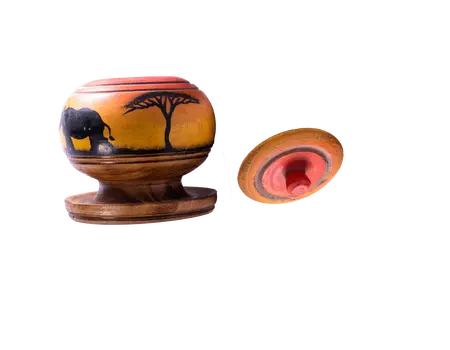 Wooden Sugar Bowl