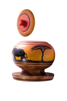 Wooden Sugar Bowl