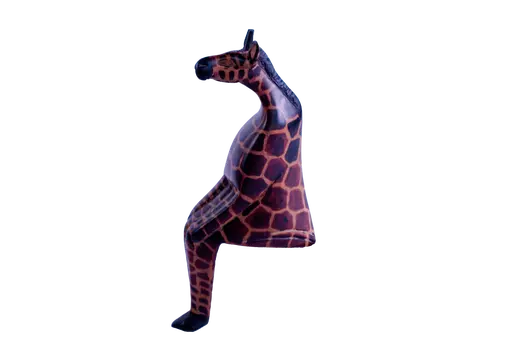 Wooden Sitting Giraffe