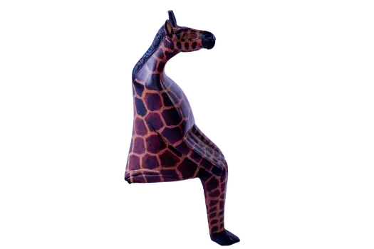 Wooden Sitting Giraffe