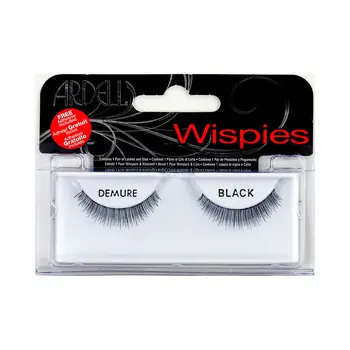WISPIES eyelashes demure #black 1 u