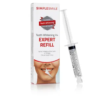 SIMPLESMILE® teeth whitening X4 expert refill 1 u
