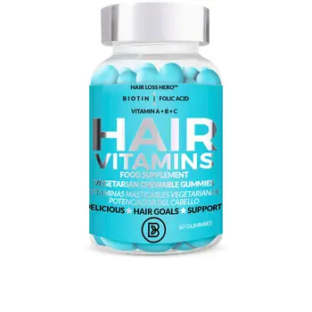 HAIR VITAMINS food supplement vegetarian chewable gummies 60 u