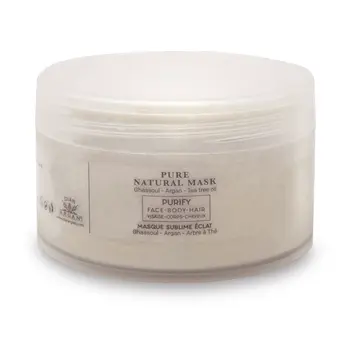 NATURAL MASK pure argan oil and ghassoul 200 ml
