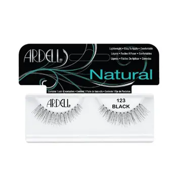 NATURAL eyelashes #123-black 1 u