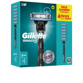 GILLETTE MACH 3 razor + 6 refills