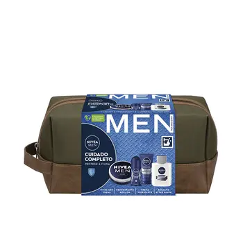 MEN&#39;S COMPLETE CARE TOILETRY BAG CASE 5 pcs