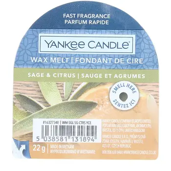 CANDLE ORIGINAL WAX MELT candle #Sage &amp; Citrus 22 gr
