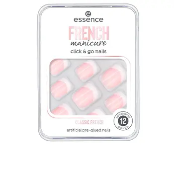 FRENCH manicure click & go nails uñas artificiales #01-classic french