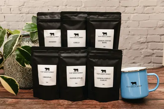Top Shelf Jerky GIFT Pack Enamel Mug