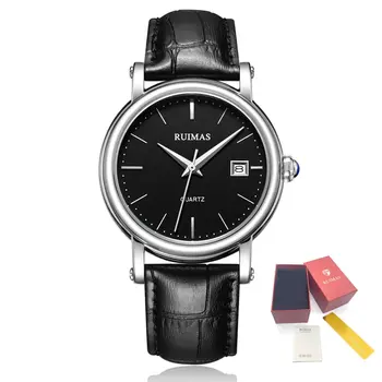 RUIMAS Fashion Mens Quartz Watches Sapphire Sport Wristwatch Waterproof Large Dial Business Casual Watch Clock Montre Homme