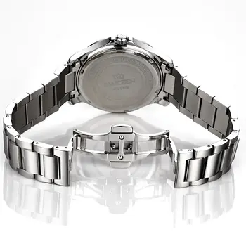 NAKZEN Men Business Quartz Watch Man Luxury Brand Stainless Steel Wrist Watch Male Fashion Simple Clock Relogio Masculino