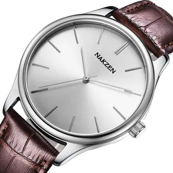 NAKZEN Fashion Lovers Watches Women Stainless Steel Ultra Thin Watches Classic Quartz Watches Luxury Clock Relogio Masculino