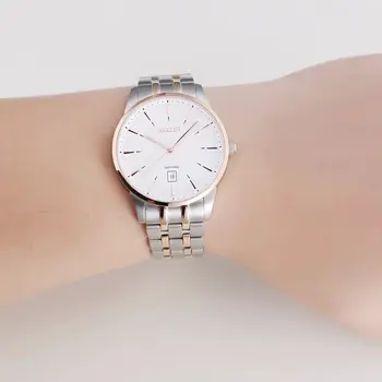 NAKZEN Top Luxury Brand Men's Watches Waterproof Quartz Stainless Steel Watch Rose Gold Watches Male Clock Relogio Masculino
