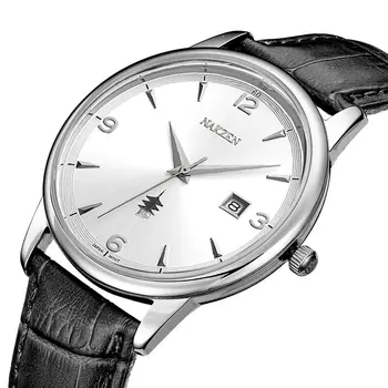 Men Watches Ontwerp Luxe Mannen Quartz Horloge Rvs Gmt Horloge Top Merk Echt leer Waterproof Dress Watch Horloges Reloj Homber