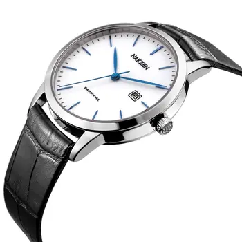 NAKZEN Top Brand Mens Quartz watch Waterproof Luminous Sapphire Crystal Mirror Classic Watches Male Electronic Wristwatch Clock