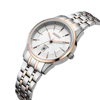 NAKZEN Top Luxury Brand Men's Watches Waterproof Quartz Stainless Steel Watch Rose Gold Watches Male Clock Relogio Masculino