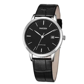 NAKZEN Top Brand Mens Quartz watch Waterproof Luminous Sapphire Crystal Mirror Classic Watches Male Electronic Wristwatch Clock