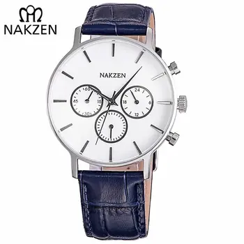 NAKZEN Men Fashion Sport Quartz Simple Clock Business Mens Watches Top Brand Luxury Waterproof Wrist Watch Relogio Masculino
