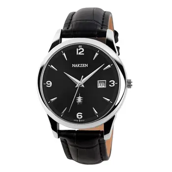 NAKZEN New Fashion Mens Watches Stainless Steel Top Brand Date Clock Waterproof Luxury Sports Quartz Watch Men Relogio Masculino