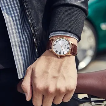 New NAKZEN Top Brand Luxury Fashion Mens Watches  Big Dia Stainless Steel Quartz Watch Men Sport Male Clock Relogio Masculino