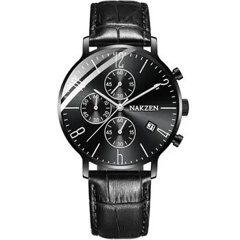 NAKZEN 2018 New Watches Men Luxury Brand Chronograph Man Sports Watches Waterproof Full Steel Quartz Watch Relogio Masculino