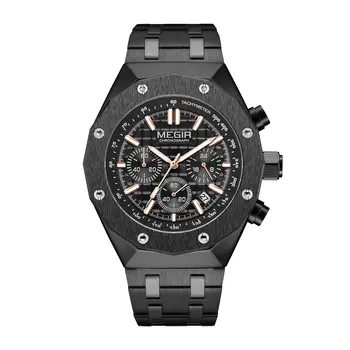 MEGIR Relogio Masculino Luxury Business Men Watches Fashion Military Watch Date Luminous Casual Quartz Wristwatch Man Clock 2213