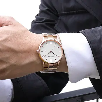 MEGIR Quartz Watch for Men Top Brand Luxury Steel Band Wristwatches Business Casual Date Clock Waterproof Relogio Masculino