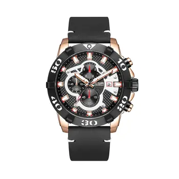 MEGIR Men Watches Fashion Luxury Big Dial Sports Watches Waterproof Quartz Wristwatch Chronograph Man Casual Luminous Clock 2136