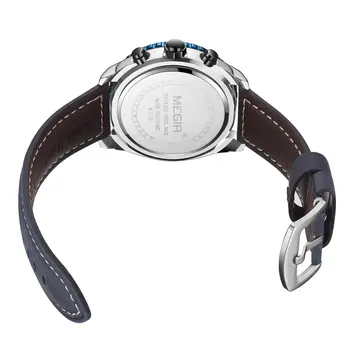 MEGIR Watches Luxury Sport Military Watch for Mens Fashion Casual Quartz Wristwatch Luminous Clock Man Chronograph Reloj Hombre
