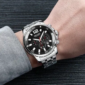 MEGIR Chronograph Quartz Men Watch Top Brand Luxury Military Wrist Watches Clock Men Relogio Masculino Business Wristwatch