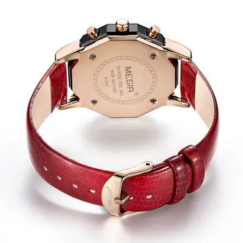 MEGIR Luxury Brand Women Bracelet Watches Ladies Fashion Quartz Sport Wristwatch Leather Dress Clock Chronograph Reloj Hombre