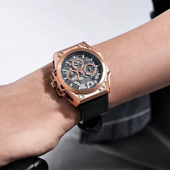MEGIR Men's Watches Waterproof Sports Wristwatches Quartz Watch Chronograph Luminous Male Clock Calendar Relogio Masculino