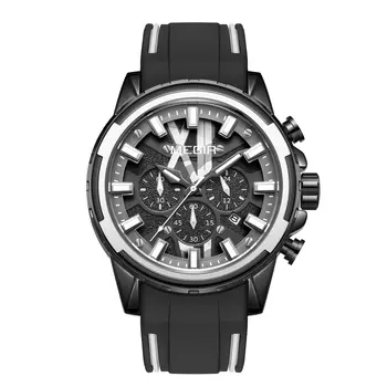 MEGIR New Sport Watch for Luxury Silicone Quartz Casual Wristwatch Waterproof Military Wrist Watch Man Clock Reloj Hombre 2133