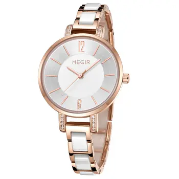 MEGIR Japan Quartz Watch for Women Fashion Brand Casual Wristwatch Clock Waterproof Sport Ladies Dress Wrist Watch Montres Femme