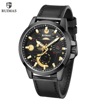 RUIMAS Watches Men's Casual Sport Watches Luxury Military Quartz Wrist Watch Chronograph ​Waterproof Man Clock Montre Homme 307