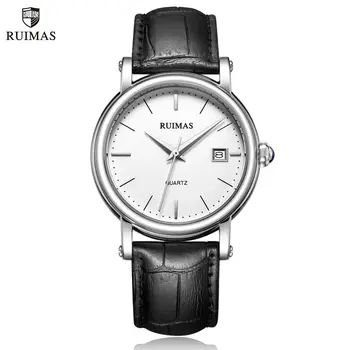 RUIMAS Fashion Mens Quartz Watches Sapphire Sport Wristwatch Waterproof Large Dial Business Casual Watch Clock Montre Homme