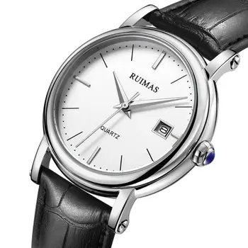 RUIMAS Fashion Mens Quartz Watches Sapphire Sport Wristwatch Waterproof Large Dial Business Casual Watch Clock Montre Homme
