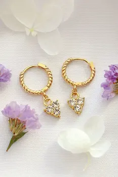 "Lucky Vibes" | 24K Dangle Hoops
