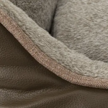 Chateau Memory Foam Orthopaedic Box Dog Bed (Dove, Latte) by Scruffs