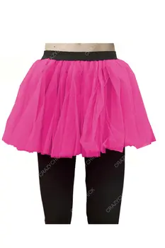 Crazy Chick Women 2 Layers Pink Ladies Tutu Skirt