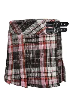 Crazy Chick Women Tartan Kilt Ladies Skirt