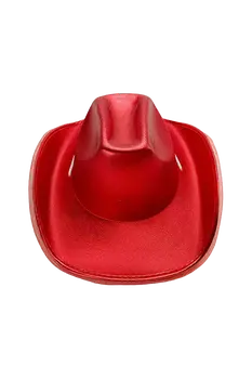 Wickedfun Adult Red Cowboy Hat