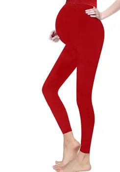 Hugs and Kisses Red Maternity Fit Belly Ladies Legging
