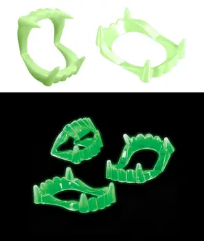 Glow in Dark Fangs (Pack of 12)