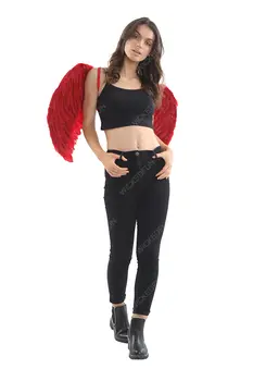 Red Feather Wings Medium Folding