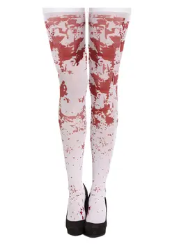 Women's White Bloody Stockings